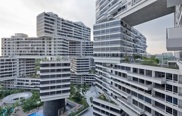 Singapore, building, the interlace