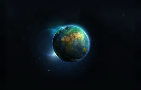 Картинка сияние, земля, планета, 155