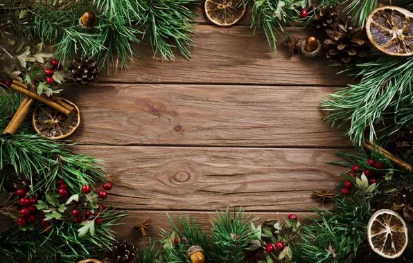 Елка, Новый Год, Рождество, Christmas, шишки, wood, New Year, decoration
