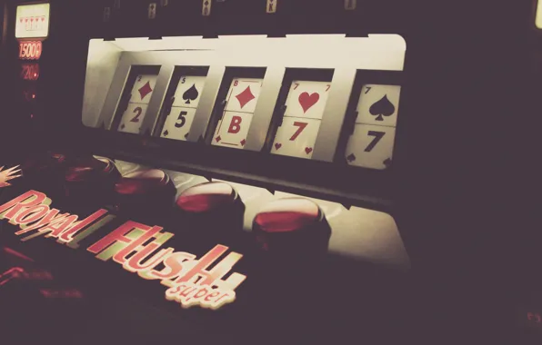 Карты, стиль, кнопки, автомат, game, масти, казино, Las-Vegas