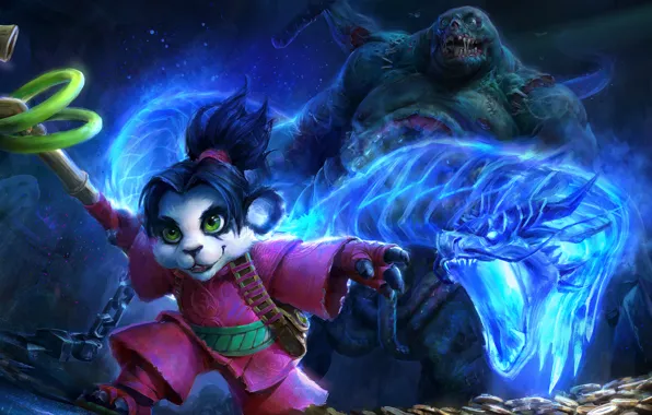 Warcraft, Heroes of the Storm, moba, Stitches, Li Li