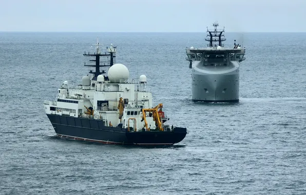 K60, патрульный корабль RFA Proteus, океанографическое судно Янтарь