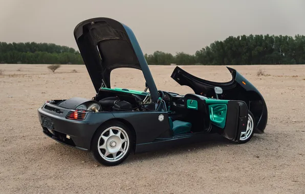 Суперкар, supercar, 1995, De Tomaso, единственный экземпляр, the only instance, De Tomaso Guara Barchetta, De …