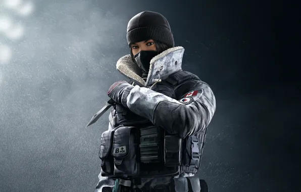 Game, Frost, soldier, Rainbow Six, knife, Tom Clancy's Rainbow Six Siege, Rainbow Six Siege