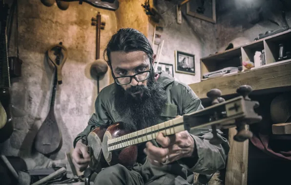 Iran, Kerman, Young Luthier