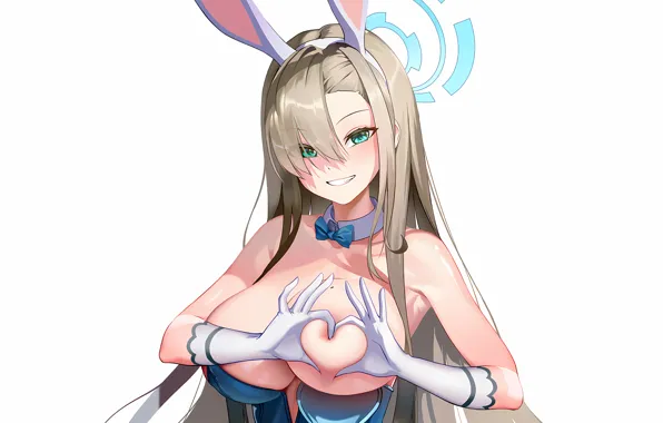 Girl, sexy, green eyes, long hair, boobs, anime, beautiful, pretty