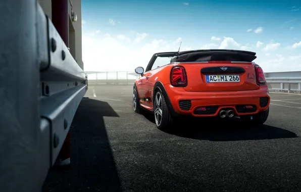 Mini, Cooper, вид сзади, 2018, Cabrio, AC Schnitzer, Works