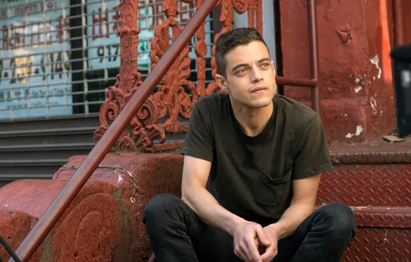 Лестница, сериал, драма, криминал, Rami Malek, TV Show, Рами Малек, Mr. Robot