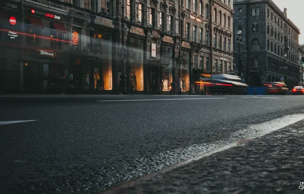 Пейзаж, город, россия, санкт-петербург, спб