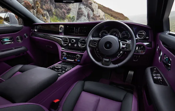 Интерьер, Rolls-Royce, Ghost, салон, V12, Interior, 2020