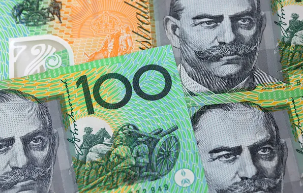 Note, dollar, australia, 100
