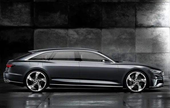 Concept, Audi, вид сбоку, универсал, Avant, 2015, Prologue