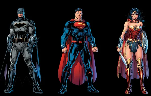 Wonder Woman, Batman, Superman, Rebirth