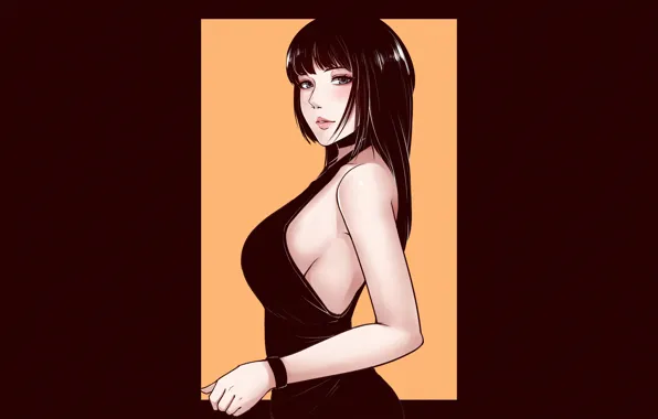 Девушка, Минимализм, Рисунок, Стиль, Girl, Арт, Art, Style