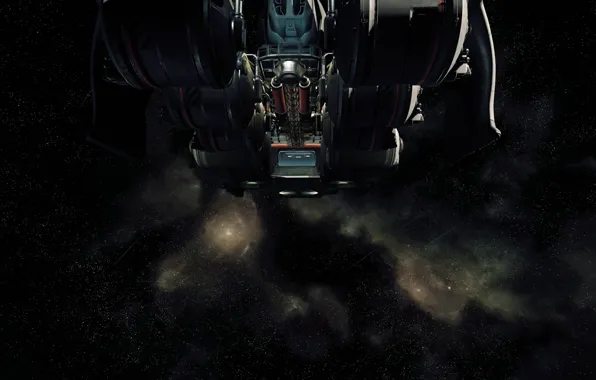Полет, звездолет, Star Citizen, Starfarer