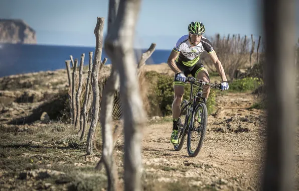 Гонка, спорт, спортсмен, велосипедист, mountain bike