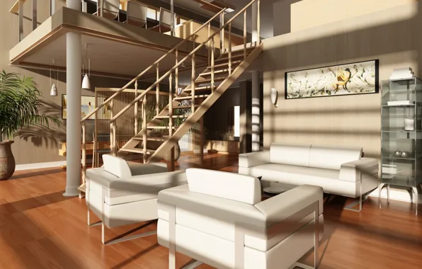 Дизайн, стулья, современный, лестницы, квартира, роскошь, design, Интерьер