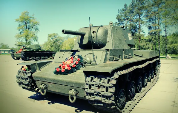 Картинка танк, советский, КВ-1, Клим Ворошилов, тяжёлый