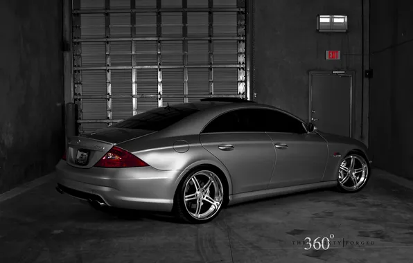 360 forged, тюнинг CLS, silver benz