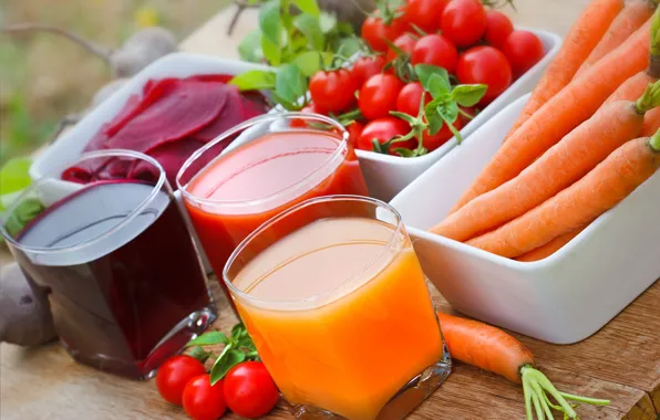 Сок, juice, овощи, помидоры, морковь, vegetables