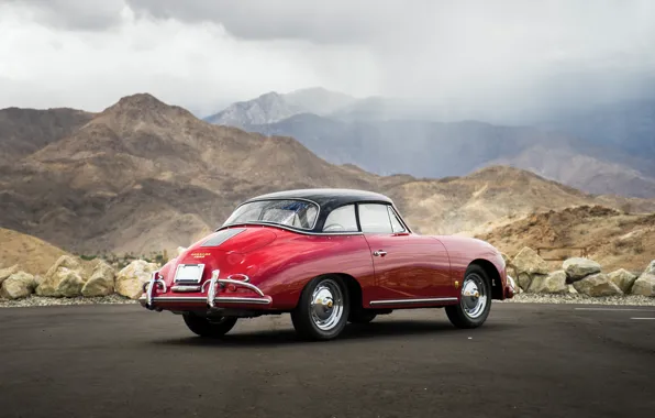 Картинка car, Porsche, mountains, 1959, 356, Porsche 356A 1600 Cabriolet