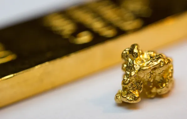 Картинка metal, gold in its natural state, gold bullion