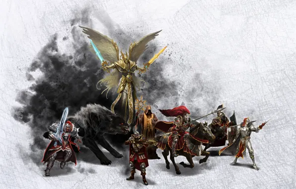 Ангел, Люди, Волк, Боец, Стрелок, Всадник, Might &amp; Magic 7, Жрец