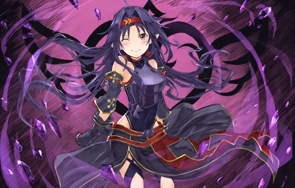 Girl, game, armor, anime, asian, manga, japanese, Sword Art Online