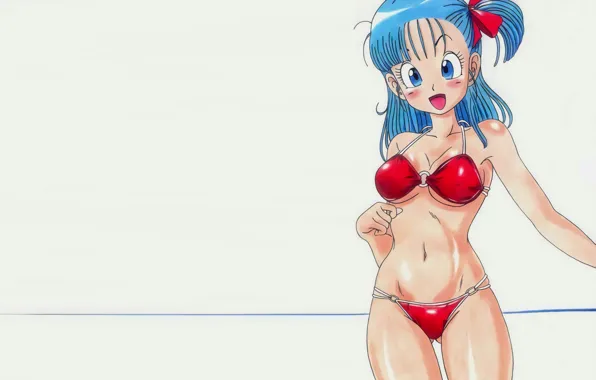 Girl, sexy, cleavage, long hair, boobs, anime, blue eyes, beautiful
