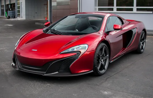 Картинка Red, mclaren, Spider, Volcano, 650S