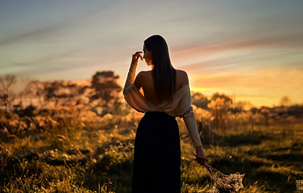 Картинка sexy, sunset, model, Томашев Сергей