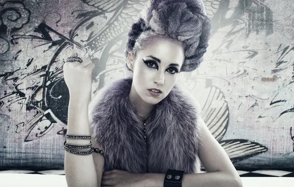 Девушка, фон, портрет