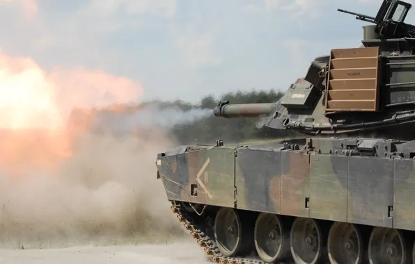 Танк, бронетехника, Abrams, Абрамс, M1A2