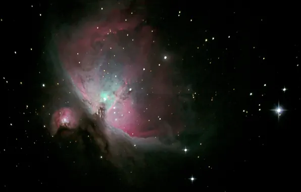 M42, находится, Ориона, Туманность Ориона, ниже, Пояса