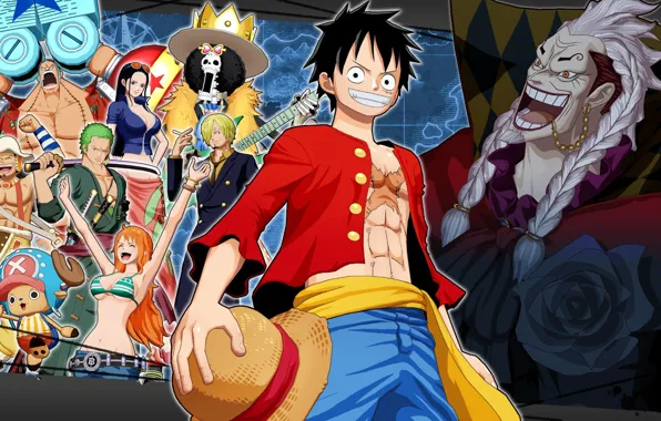 Картинка игра, аниме, ONE PIECE Unlimited World Red