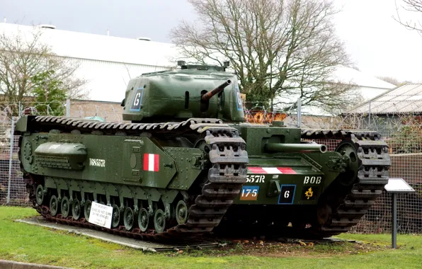 Картинка британский, WW2, тяжёлый, пехотный танк, Churchill Mark II