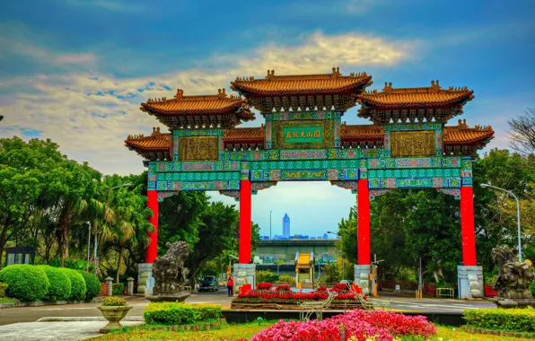Парк, фото, HDR, Taiwan, Taipei, Parks