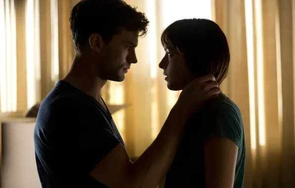 Картинка Dakota Johnson, Jamie Dornan, Пятьдесят оттенков серого, Fifty Shades of Grey