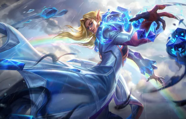 Магия, game, character, жест, белые волосы, персонаж, League of Legends, Vladimir