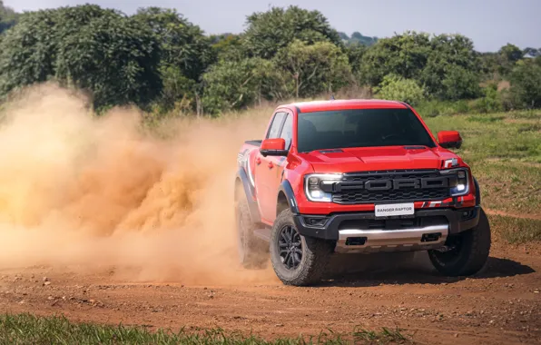 Ford, dust, off-road, Ranger, Ford Ranger Raptor