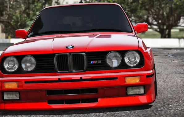 Красный, BMW, передок, Turn 10 Studios, Forza 7