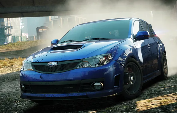 Картинка car, Subaru, Impreza, need for speed, cars, nfs, most wanted, most wanted 2012