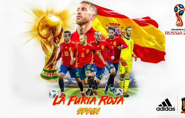 Футбол, Испания, 2018, Чемпионат Мира