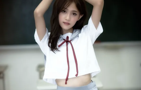 Юбочка, восточная девушка, chingcho Chang