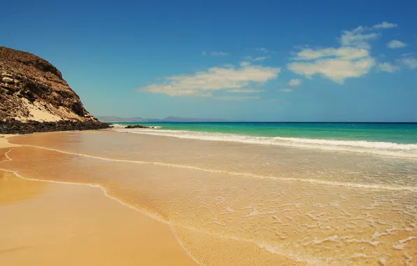 Пляж, природа, океан, берег, Islas Canarias