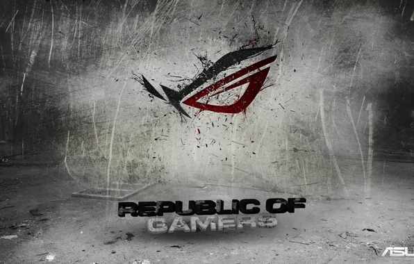 Logo, asus, republic of gamers