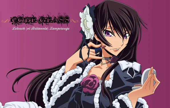 Взгляд, аниме, арт, парень, Code Geass, Лилуш