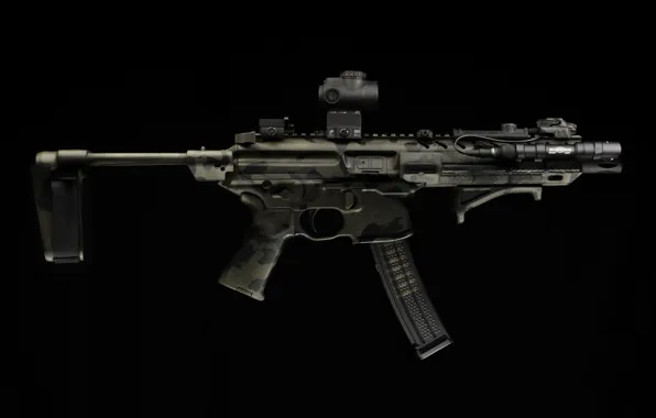 Фон, автомат, Sig Sauer, MPX