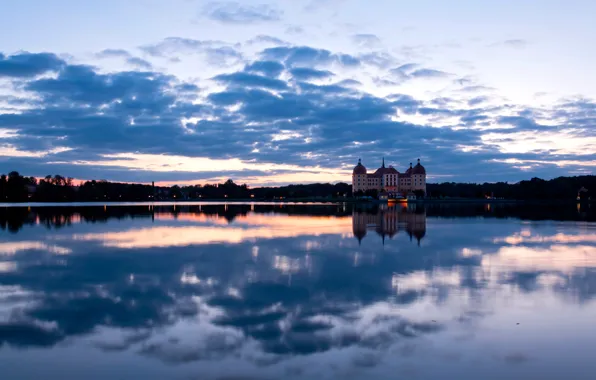 Вид, Германия, Moritzburg Castle