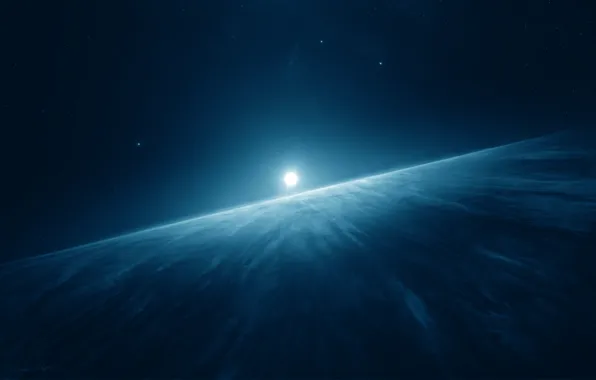 Картинка sun, planet, Sci Fi